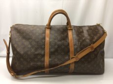 Photo1: Auth LOUIS VUITTON Monogram Keepall Bandouliere 60 Travel Hand bag 8L170170n (1)