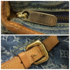 Photo10: Auth Louis Vuitton Monogram Denim Neo Cabby MM 2 Way hand bag M95349  9A090070n (10)