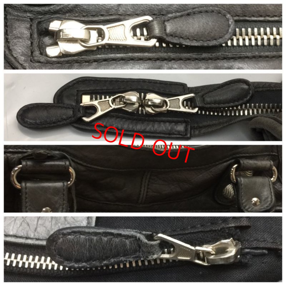 Photo7: Auth BALENCIAGA Leather 2 way Shoulder Hand Bag 9A220220n (7)