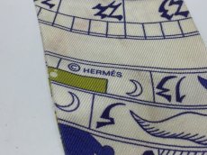Photo8: Auth Hermes  100% Silk Tie "HERMESPARIS"  Made in France 9B220640F (8)
