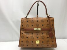 Photo1:  Auth MCM PVC MCM logo pattern Hand Bag 9C131430bn (1)