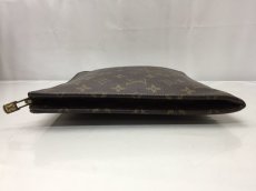 Photo5:  Auth Louis Vuitton Monogram Posh Document Clutch Bag Vintage 9C060110n (5)