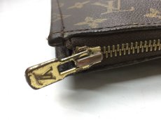 Photo7:  Auth Louis Vuitton Monogram Posh Document Clutch Bag Vintage 9C060110n (7)