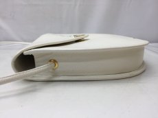 Photo3: Auth Yves Saint Laurent leather Shoulder Bag White 9C131140ma (3)