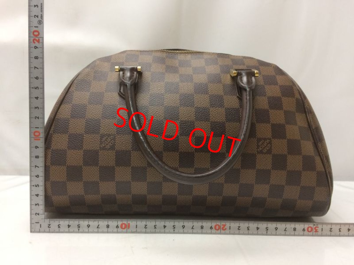 Photo2:  Auth Louis Vuitton Ribera MM N41434 Ebene Handbag 9C130230Fa (2)