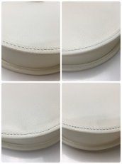 Photo5: Auth Yves Saint Laurent leather Shoulder Bag White 9C131140ma (5)