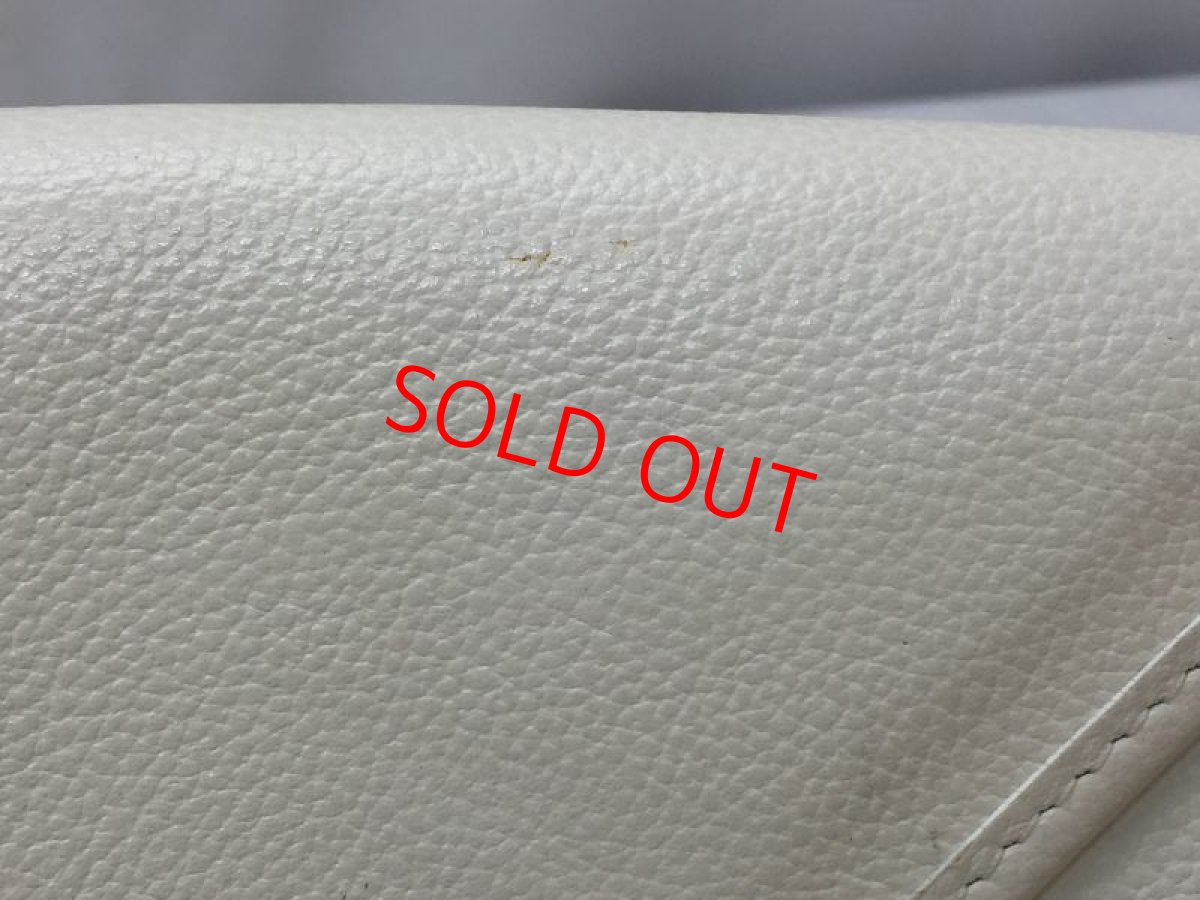 Photo11: Auth Yves Saint Laurent leather Shoulder Bag White 9C131140ma (11)