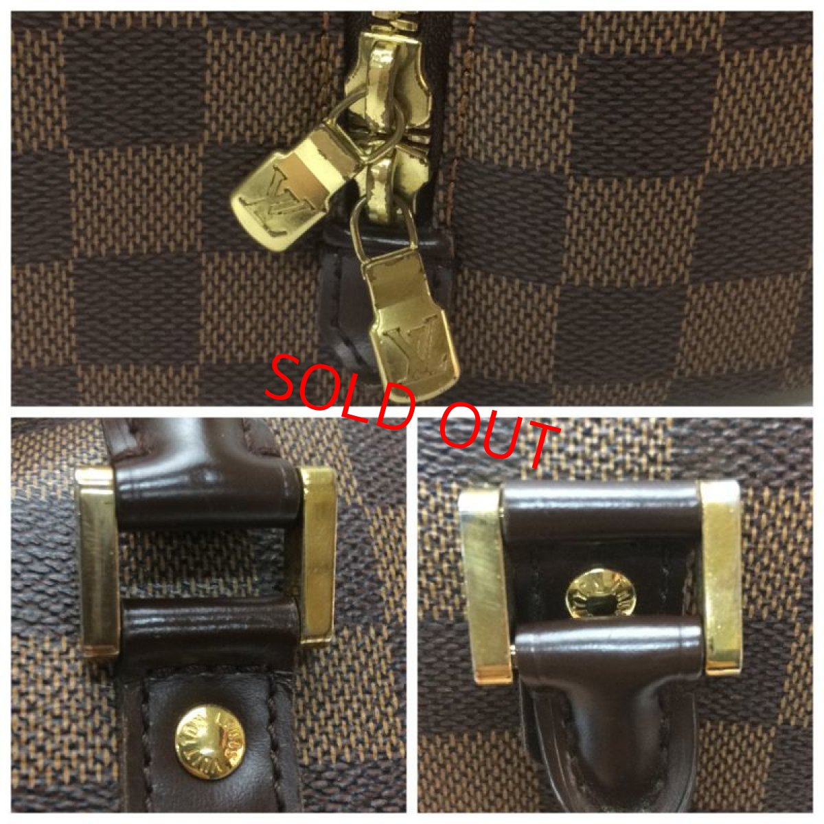 Photo6:  Auth Louis Vuitton Ribera MM N41434 Ebene Handbag 9C130230Fa (6)