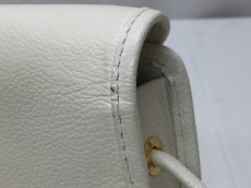 Photo10: Auth Yves Saint Laurent leather Shoulder Bag White 9C131140ma (10)