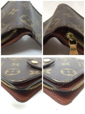Photo5: Auth Louis Vuitton Monogram  Compact Zip Bifold Wallet 9C200220k (5)