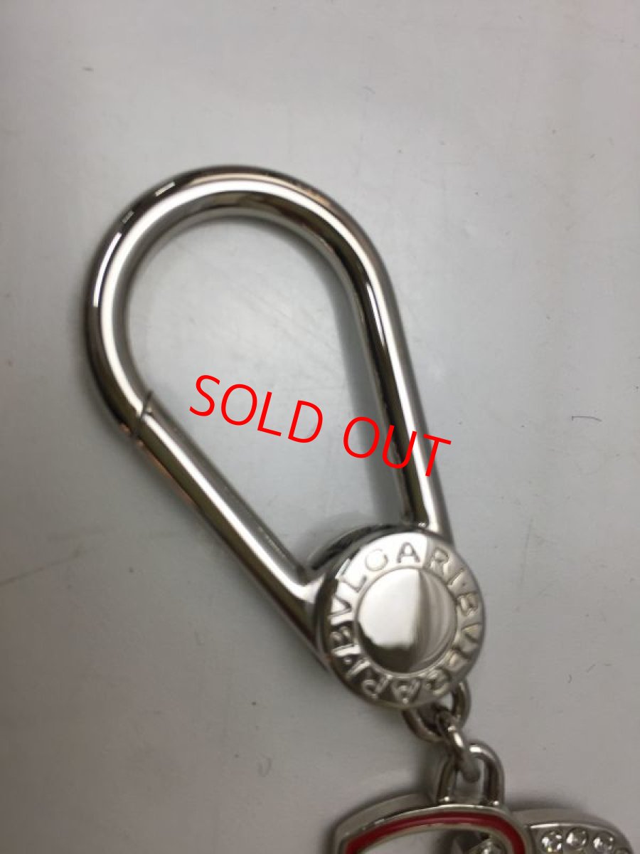 Photo4: Auth Bvlgari Silver Tone Key Ring Holder 9C200180m (4)