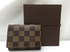Photo1: Auth Louis Vuitton Damier Ebene Enveloppe Cartes De Visite Card Case 9C260280n (1)