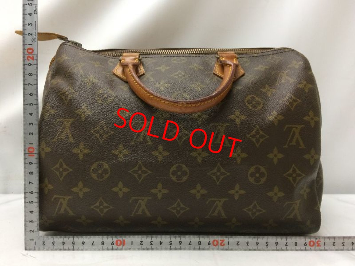 Photo2:  Auth LOUIS VUITTON Monogram Speedy 30 Hand bag 9C260290n (2)