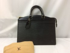 Photo1: Auth  LOUIS VUITTON Epi Riviera Hand Bag Black 9C220210m (1)