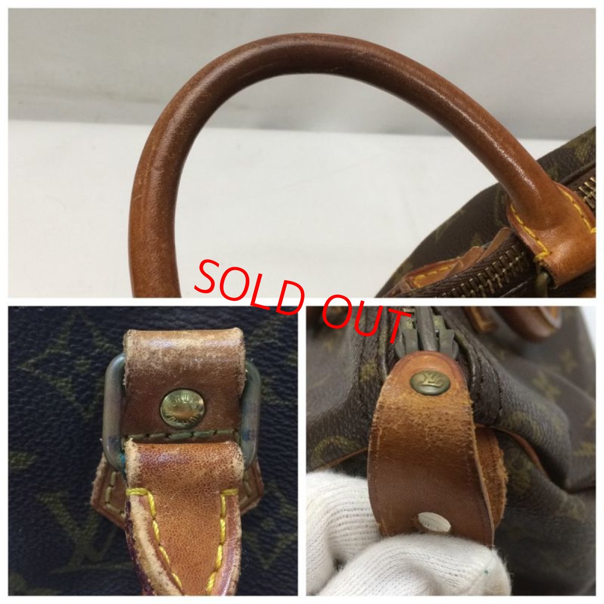 Photo11:  Auth LOUIS VUITTON Monogram Speedy 30 Hand bag 9C260290n (11)