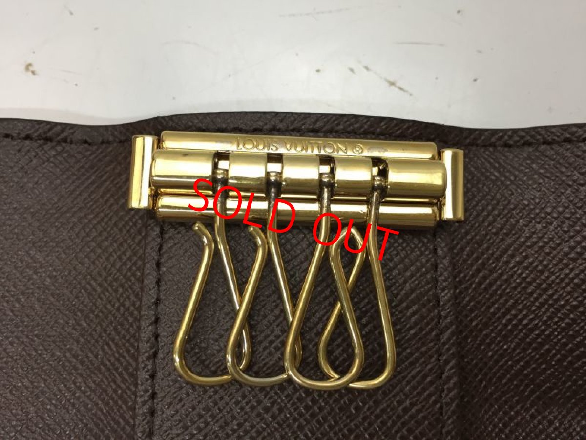 Photo6: Auth Louis Vuitton Damier Multicles 4 Ring Key Case 9D170150m (6)