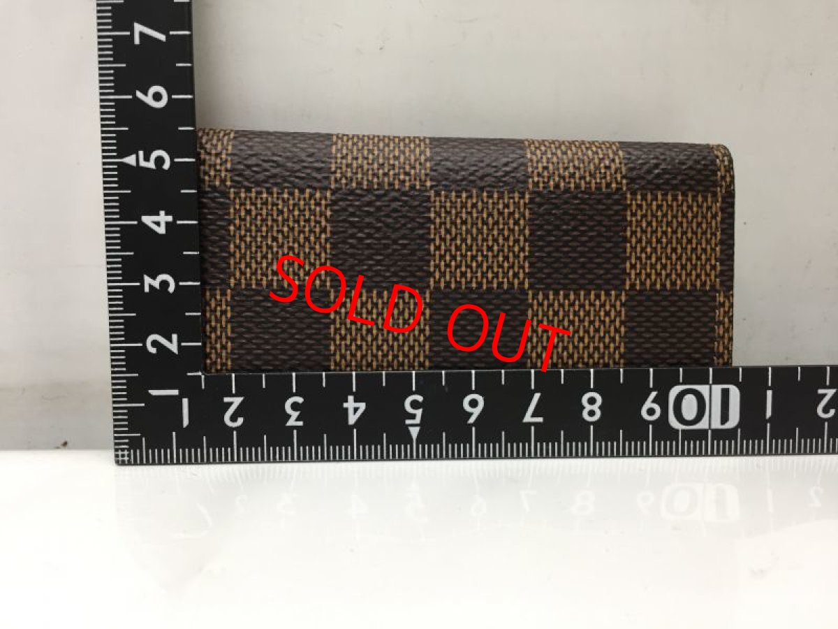 Photo2: Auth Louis Vuitton Damier Multicles 4 Ring Key Case 9D170150m (2)