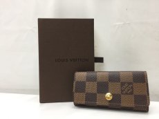 Photo1: Auth Louis Vuitton Damier Multicles 4 Ring Key Case 9D170150m (1)