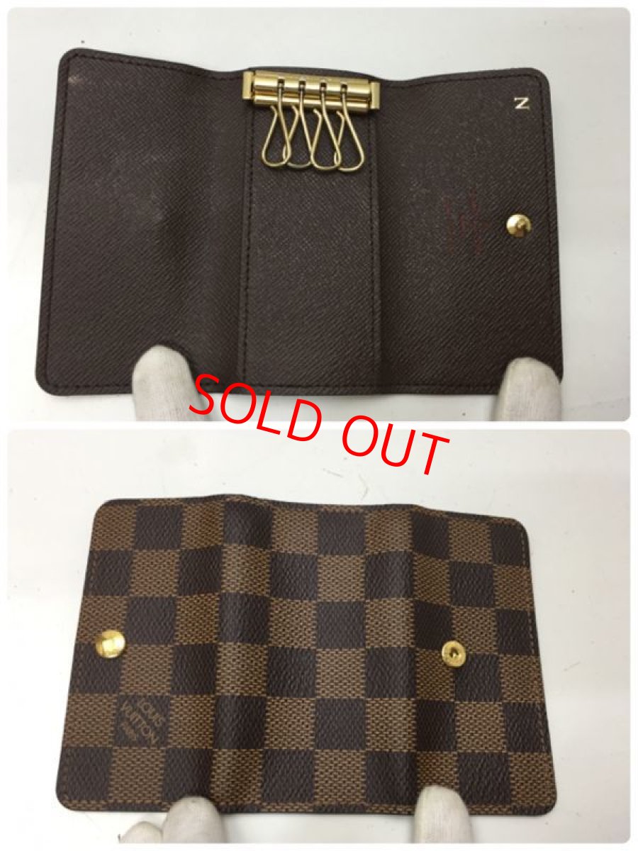 Photo7: Auth Louis Vuitton Damier Multicles 4 Ring Key Case 9D170150m (7)