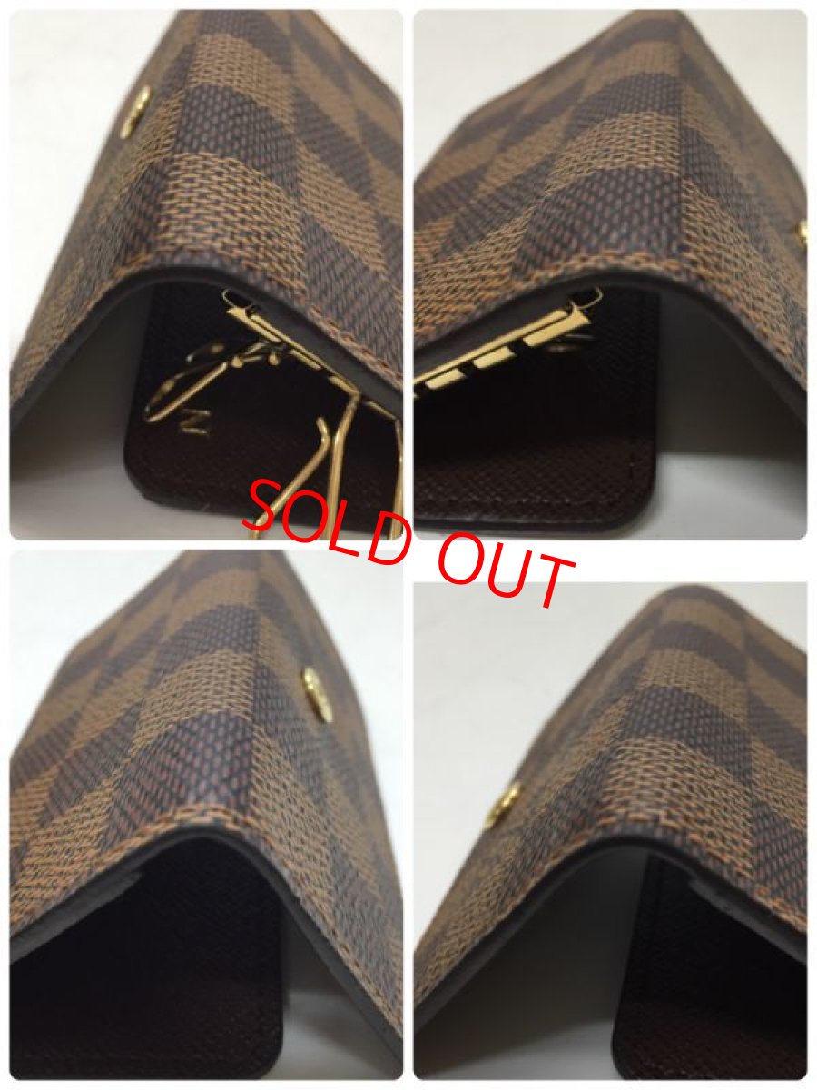 Photo5: Auth Louis Vuitton Damier Multicles 4 Ring Key Case 9D170150m (5)