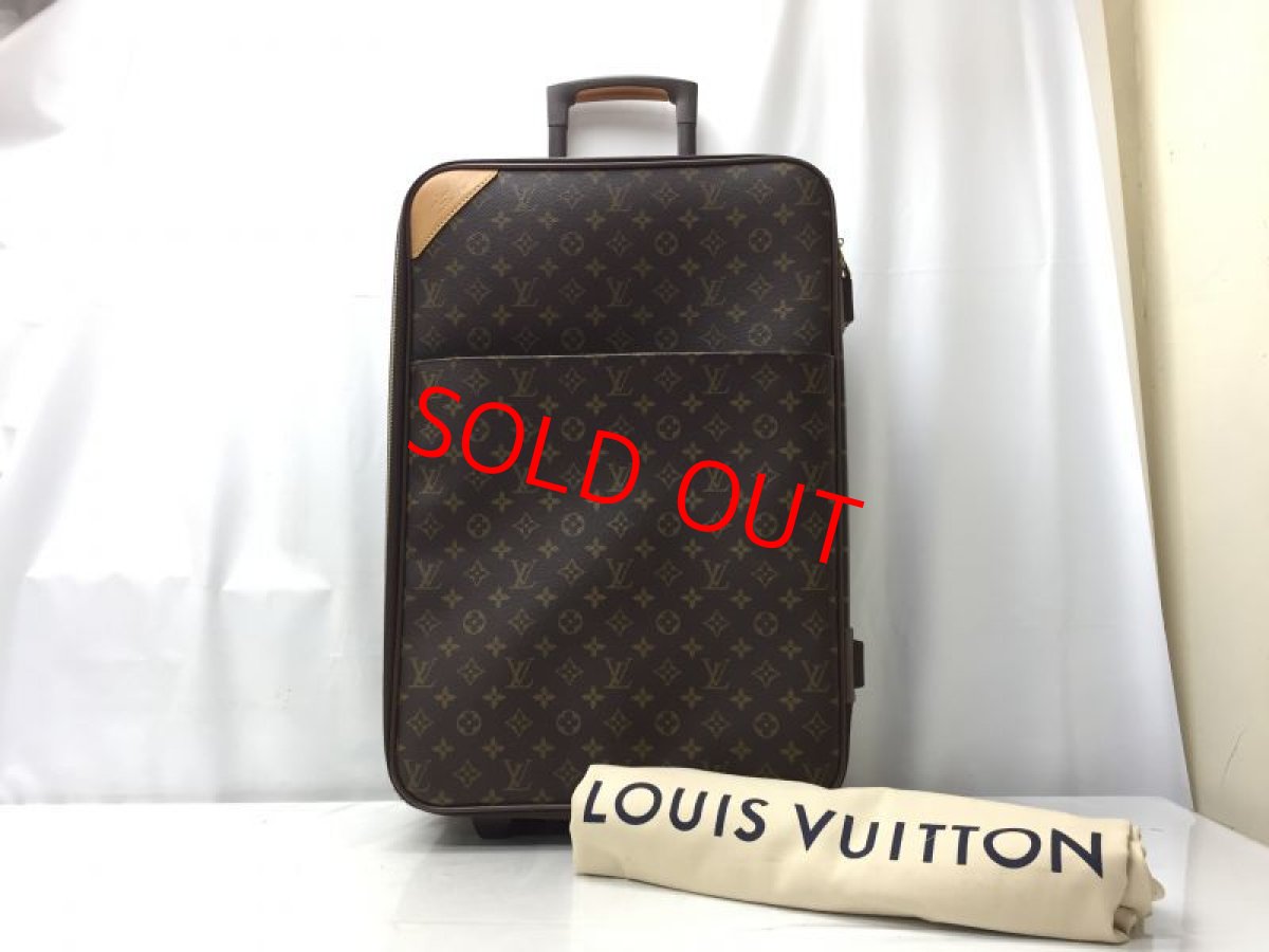 Photo1: LOUIS VUITTON Monogram Pegase 55 Travel Carry Bag 9D220210F (1)