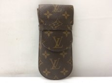 Photo1:  Auth LOUIS VUITTON Monogram Etui a Lunettes Glasses or Pen Case 9E020300m (1)