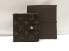 Photo1: Auth Louis Vuitton Monogram Compact Zip Bifold Wallet 9E010900m (1)