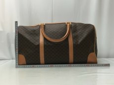 Photo2: Auth CELINE Macadam PVC Canvas Travel Boston Hand Bag 9E081010k (2)