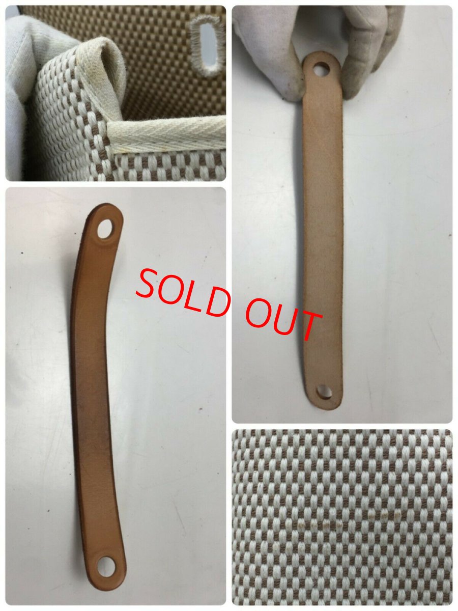 Photo4: Auith Hermes Her bag White Canvas backpack Shoulder Bag no lock Good 9E120350n (4)