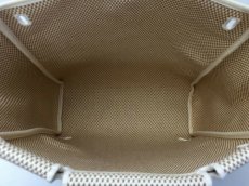 Photo3: Auith Hermes Her bag White Canvas backpack Shoulder Bag no lock Good 9E120350n (3)