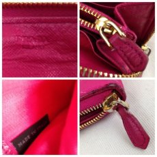 Photo11: Authentic PRADA Nylong & Leather Zip Around Long Wallet 5E110T70 (11)