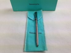 Photo1: Auth Tiffany & Co. ball point pen in box with pouch No ink 5I011862 (1)