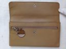 Photo4: Auth Salvatore Ferragamo Bifold Long Wallet Beige PVC 5E119901# (4)