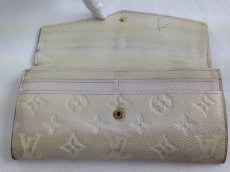 Photo5: Auth LOUIS VUITTON Monogram Empreinte Curieuse Wallet Long Purse Beige 5k250640 (5)