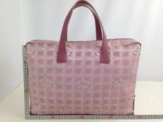 Photo2: Auth Chanel Pink Tote Bag Nylon 5L080480 (2)