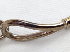 Photo3: Auth HERMES Jumbo Hook Double Wrap Bracelet Brown Leather Silver tone 5J280180# (3)