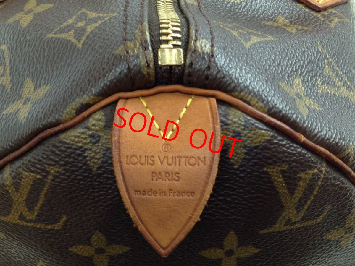 Photo8: Authentic Louis Vuitton Speedy 30 Monogram Hand Bag  5J200820p (8)