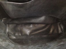 Photo6: Authentic Crocodile Shoulder Bag Black Crocodile Leather  5J130Y60p (6)