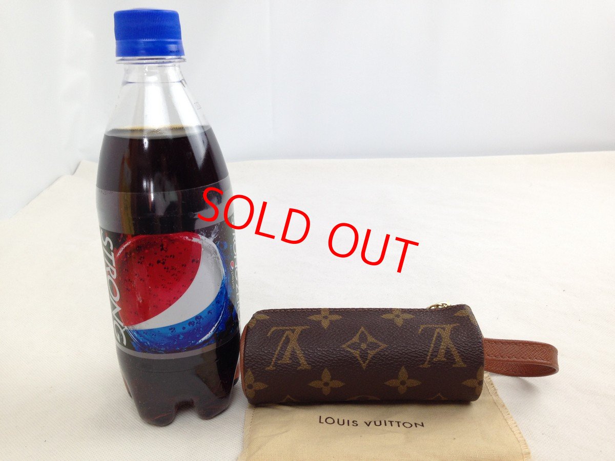 Photo2: LOUIS VUITTON Pochette Etui Golf Ball Bag 3 Monogram Leather UNUSED 5J062590 (2)