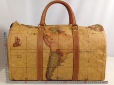 Photo2: AUTH ALVIERO MARTINI CLASSE WORLD MAP Travel bag classic 5L080460 (2)