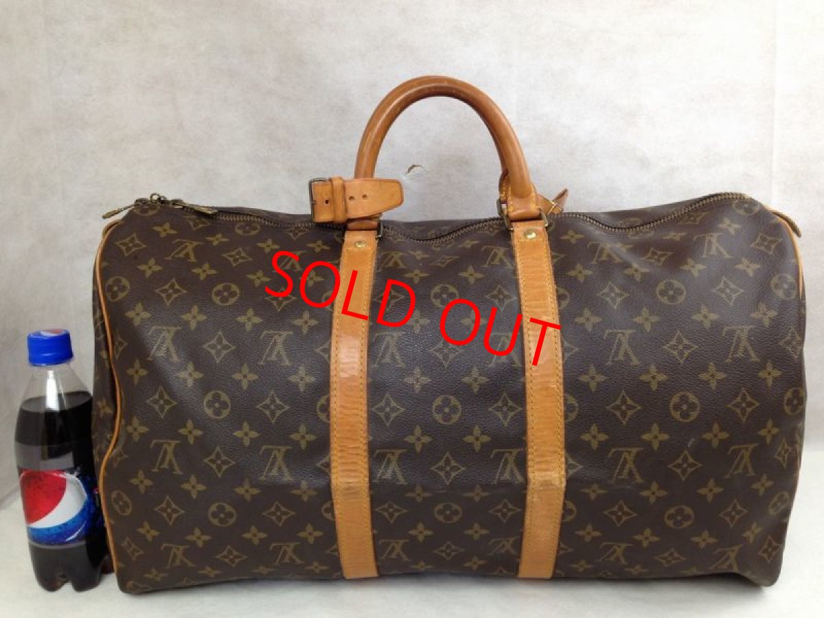 Photo2: Authentic Louis Vuitton Monogram Keepall Bandouliere 50 Boston bag  5i306820p (2)