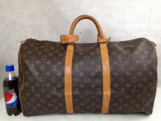 Photo2: Authentic Louis Vuitton Monogram Keepall Bandouliere 50 Boston bag  5i306820p (2)