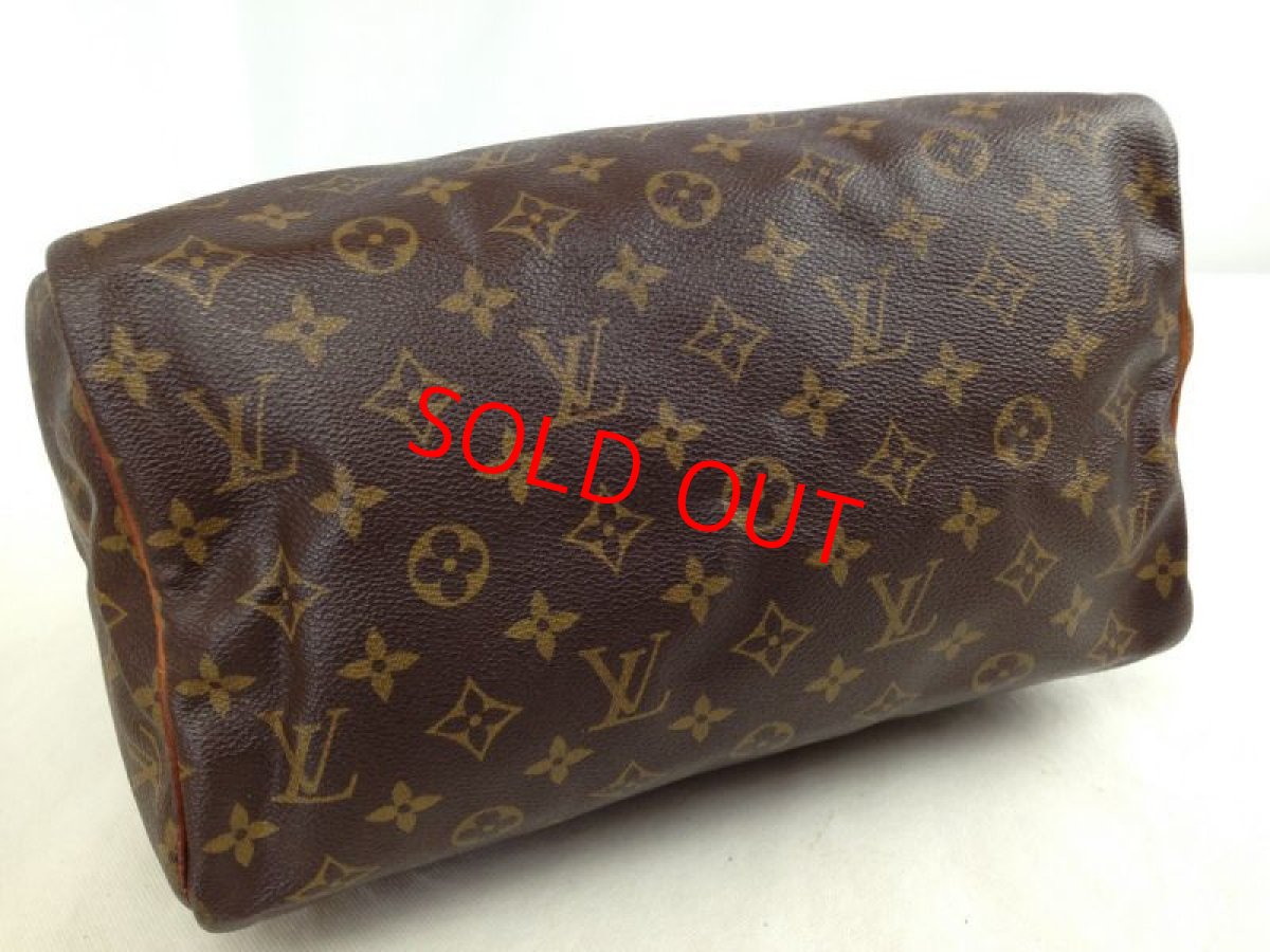 Photo3: Authentic Louis Vuitton Speedy 30 Monogram Hand Bag  5J200820p (3)