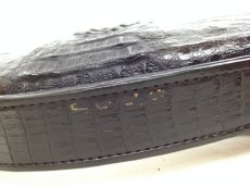 Photo13: Genuine REAL CROCODILE Leather Handbag 5j130960 (13)