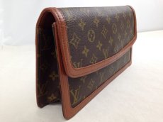 Photo3: Auth Louis Vuitton Pochette Dam Clutch Hand Bag Monogram    5J131410p (3)