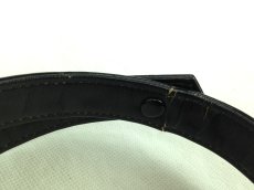 Photo5: Authentic Crocodile Shoulder Bag Black Crocodile Leather  5J130Y60p (5)