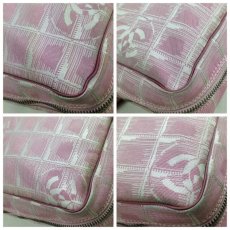 Photo6: Auth Chanel Pink Tote Bag Nylon 5L080480 (6)