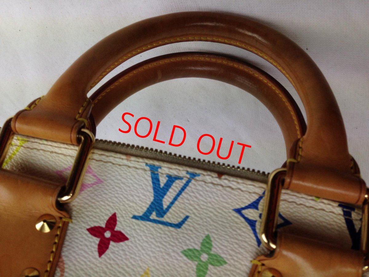 Photo11: Auth Louis Vuitton Monogram Multicolor Alma Hand Bag M92647 5k120010 (11)