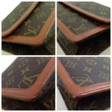 Photo5: Auth Louis Vuitton Pochette Dam Clutch Hand Bag Monogram    5J131410p (5)