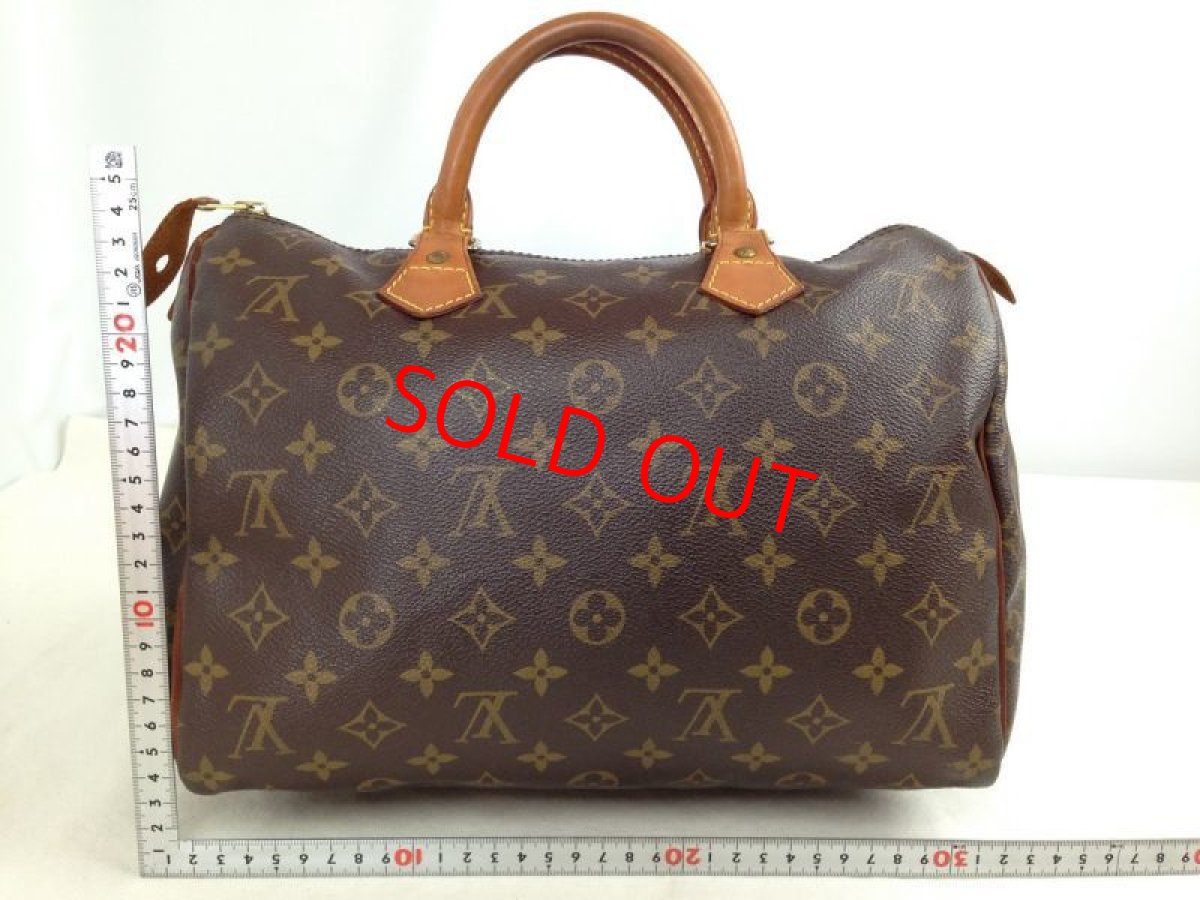 Photo2: Authentic Louis Vuitton Speedy 30 Monogram Hand Bag  5J200820p (2)